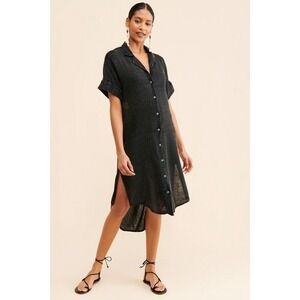 Anthropologie The Lucia Sheer Midi Dress